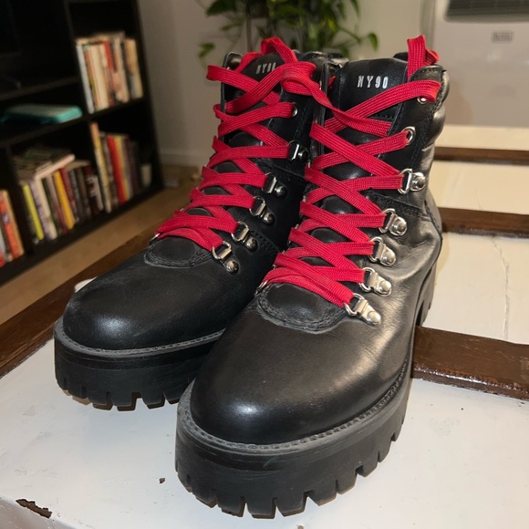 Steve Madden platform combat boots - Picture 2 of 2